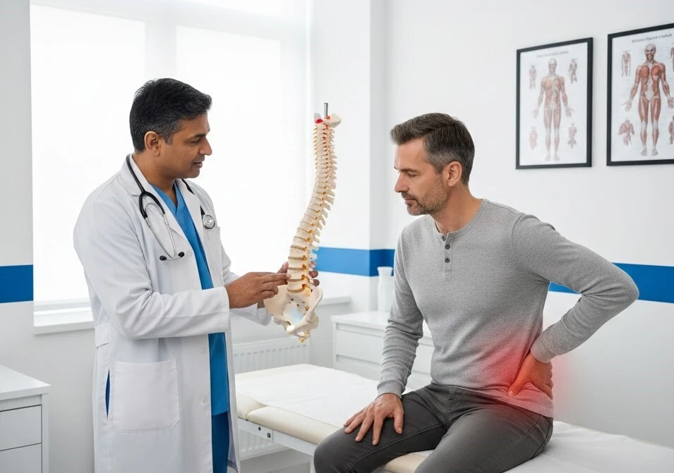 Back Pain Treatment at Trinay Orthopedic Hospital, Ahmedabad